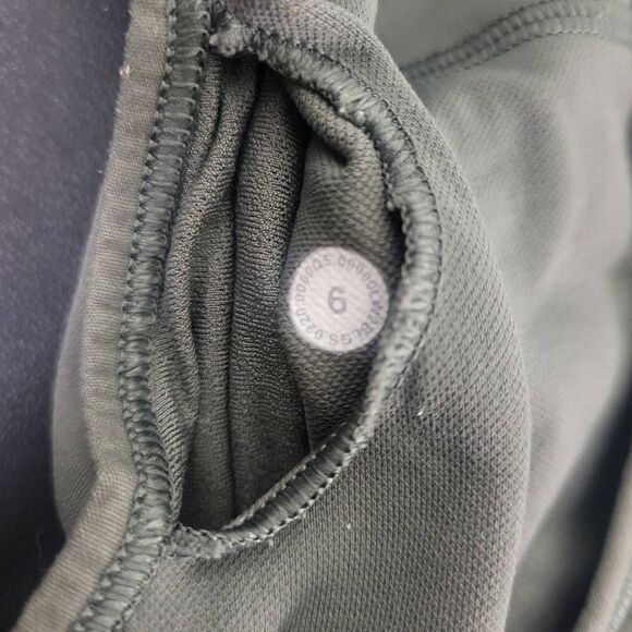 Lululemon Womens Size 6 High Neck Sports Bra Green Racerback Style Stretch - Picture 4 of 5